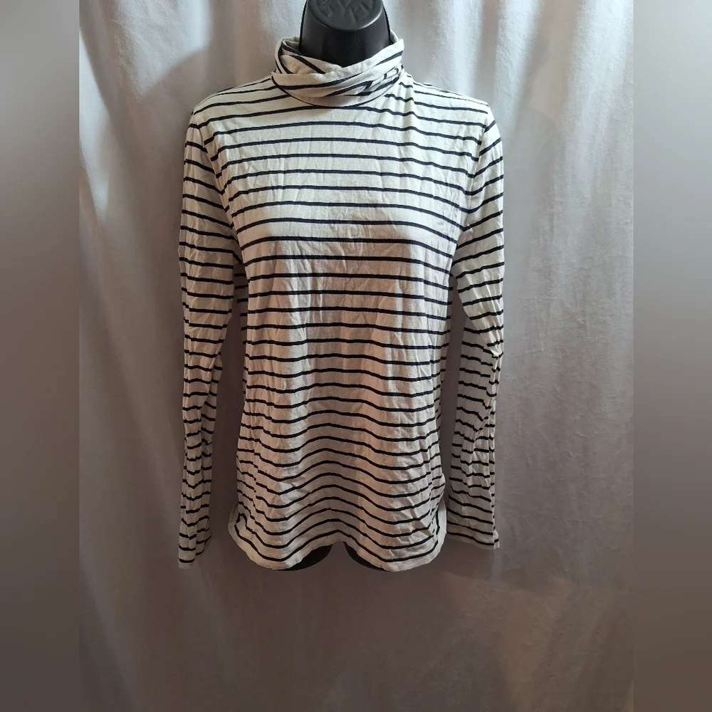 J.Crew striped turtleneck size medium